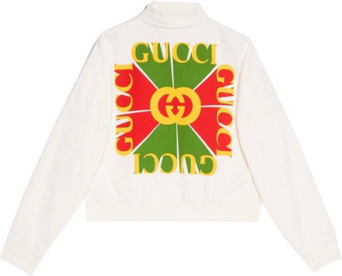 Gucci Sweater met logo-applicatie Wit