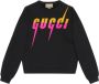 Gucci Sweater met logoprint Zwart - Thumbnail 1