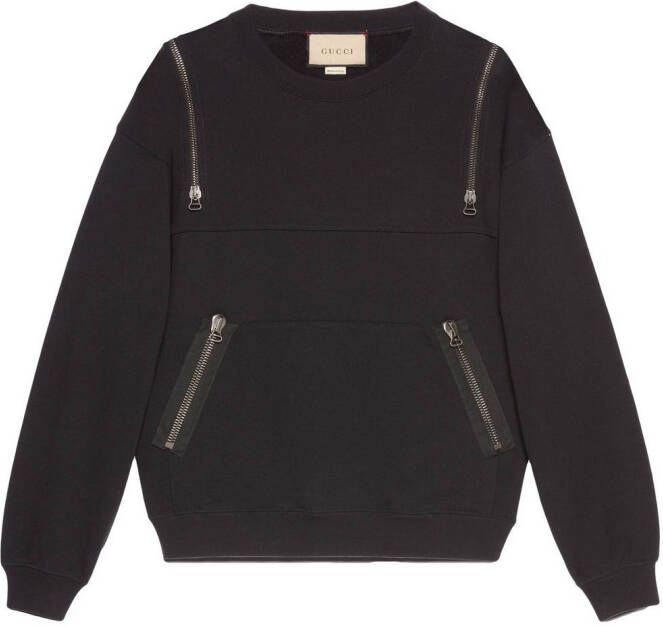 Gucci Sweater met print Zwart