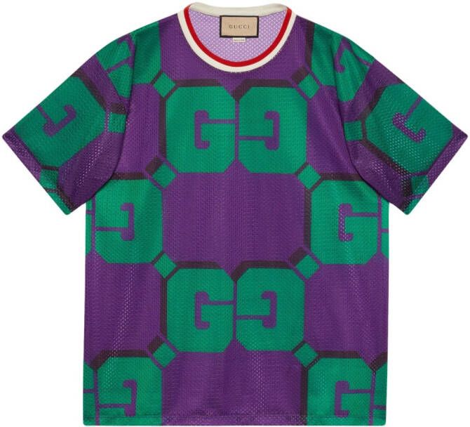 Gucci T-shirt met print Groen