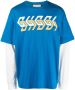 Gucci T-shirt met logoprint Blauw - Thumbnail 1