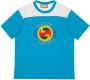 Gucci T-shirt met logoprint Blauw - Thumbnail 1