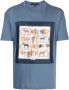 Gucci T-shirt met print Blauw - Thumbnail 1