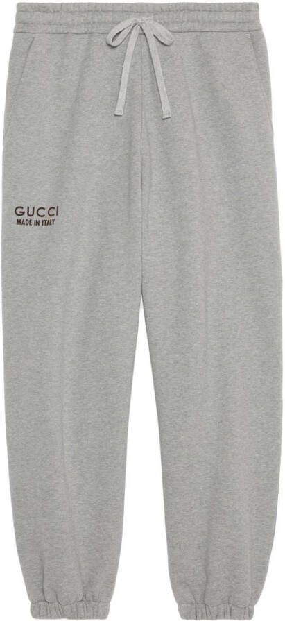 Gucci Trainingsbroek met logoprint Grijs