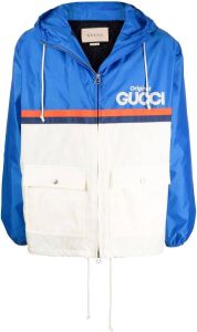 Gucci Trainingsjack met logoprint Blauw