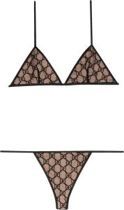 Gucci Tulen lingerie set Zwart