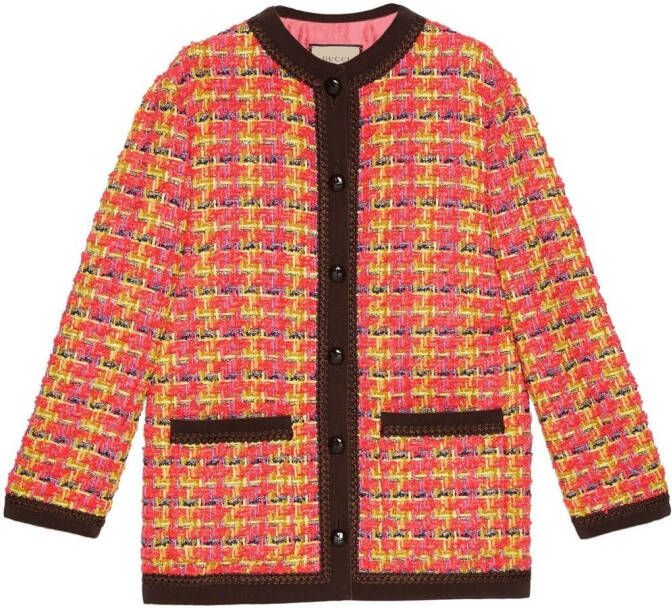 Gucci Tweed jack Roze