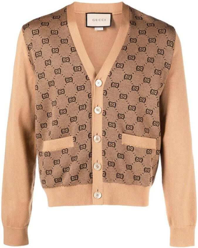 Gucci Vest met GG-print Beige