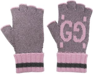 Gucci Vingerloze handschoenen Roze