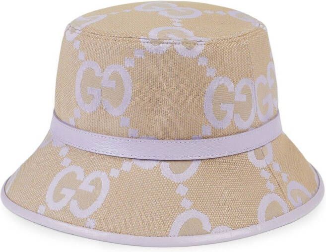 Gucci Vissershoed met logo Beige
