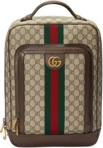 Gucci Zaino Ophidia GG leather backpack Beige