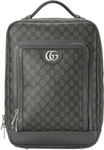 Gucci Zaino Ophidia GG leather backpack Grijs