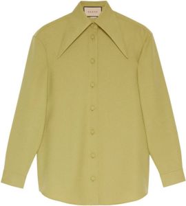 Gucci Zijden blouse 3325 Green