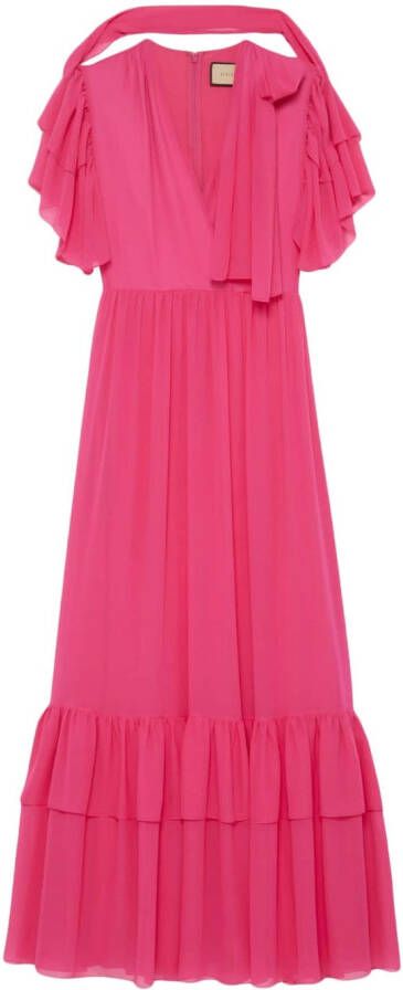 Gucci Zijden jurk Roze