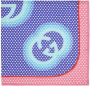 Gucci Zijden sjaal Blauw - Thumbnail 1