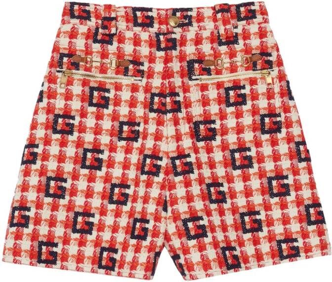 Gucci Tweed shorts Rood