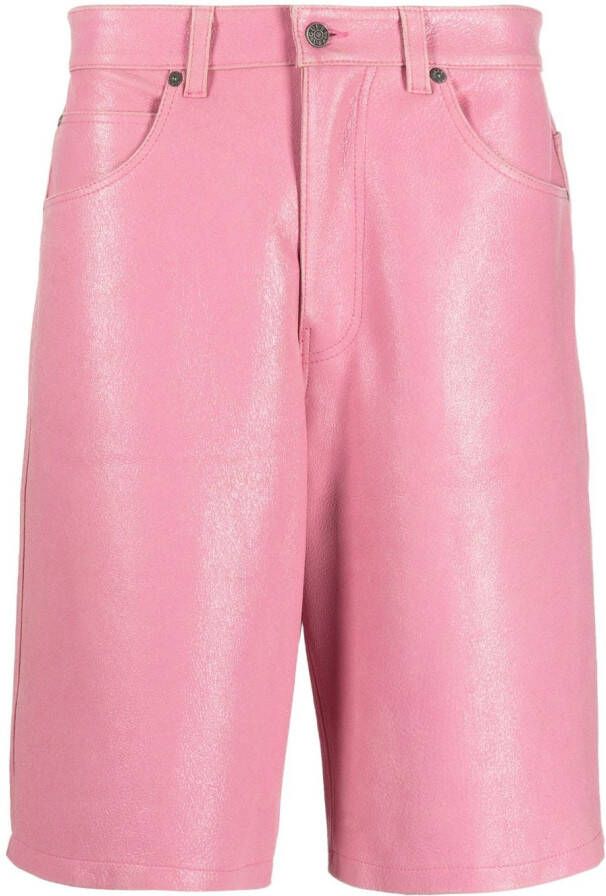 GUESS USA Metallic bermuda shorts Roze