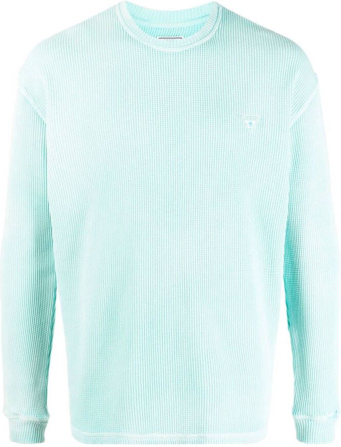 GUESS USA Trui met logopatch Blauw