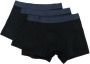 Hackett Drie boxershorts met logoband Zwart - Thumbnail 1