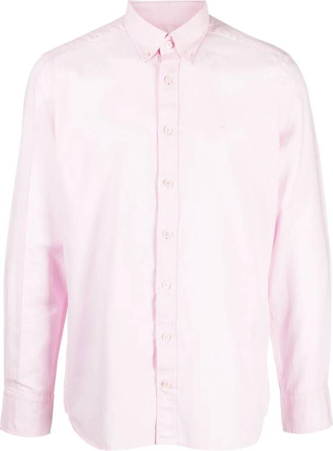 Hackett Katoenen overhemd Roze