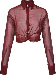Haculla Geruite blouse Rood