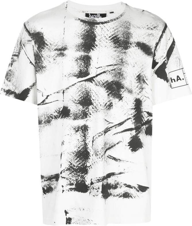 Haculla Handgeverfd T-shirt Wit