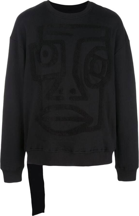 Haculla 'NYC Destructed' sweater Zwart