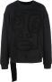 Haculla 'NYC Destructed' sweater Zwart - Thumbnail 1
