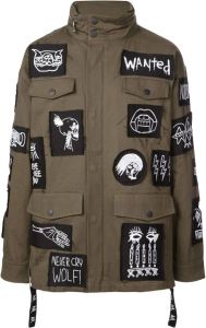 Haculla patch military jacket Groen