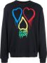 Haculla 'Rainbow Love' sweater Zwart - Thumbnail 1
