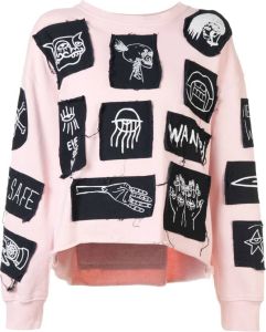 Haculla Sweater met patch Roze
