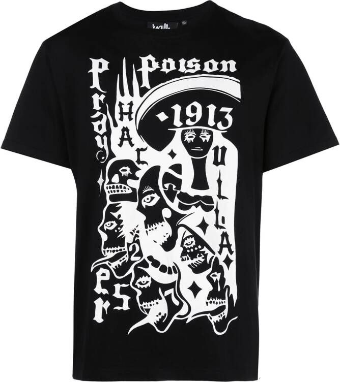 Haculla T-shirt met print Zwart