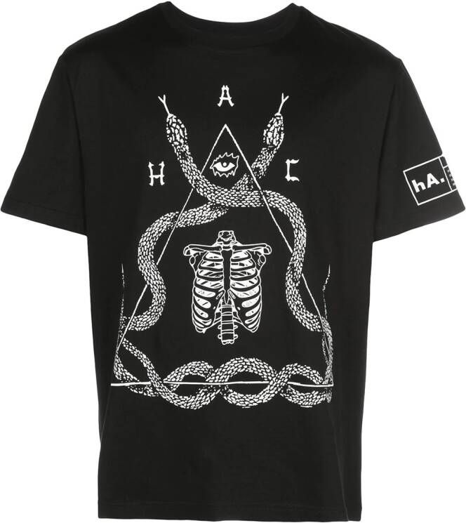 Haculla T-shirt met ronde hals Zwart