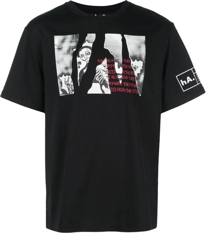 Haculla 'Torn Away' T-shirt Zwart