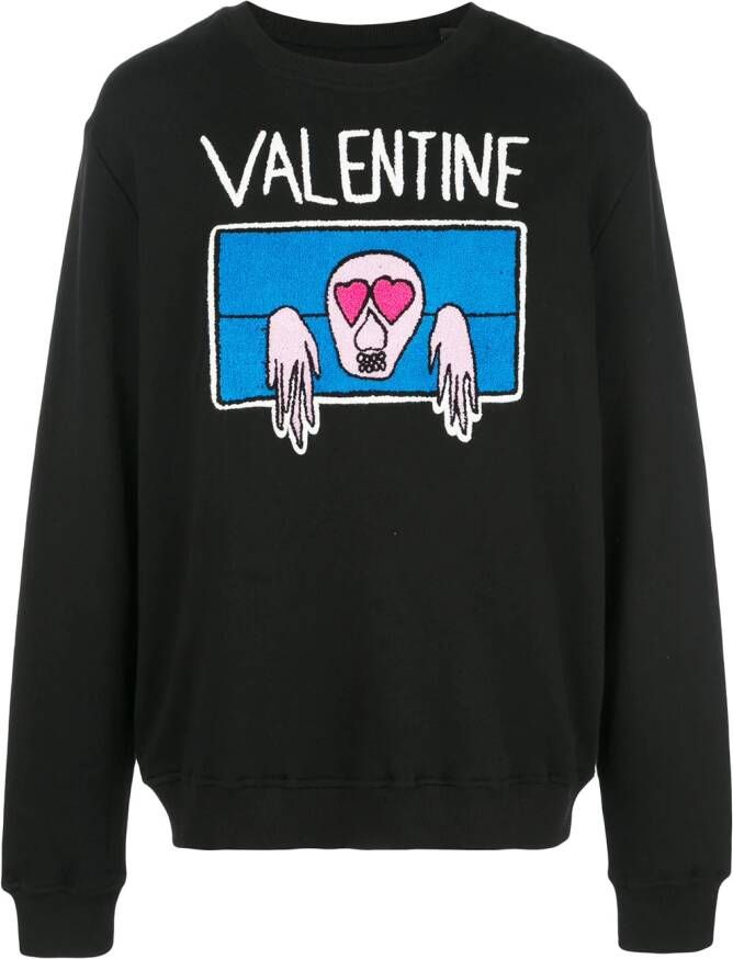 Haculla 'Valentine' sweater Zwart
