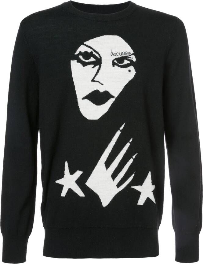 Haculla Witchslap jumper Zwart