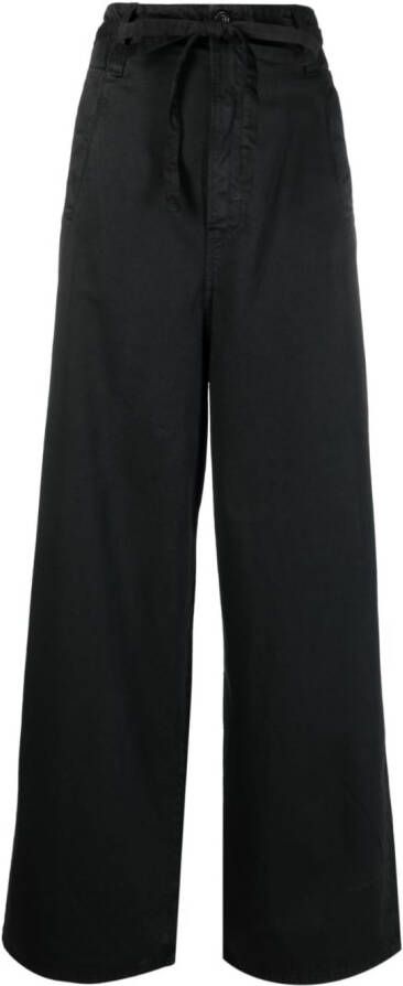 Haikure Broek met wijde pijpen Zwart