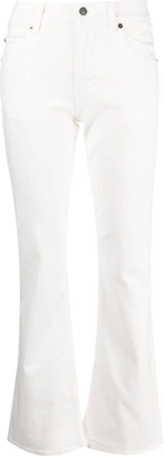 Haikure Broek met wijde pijpen Wit