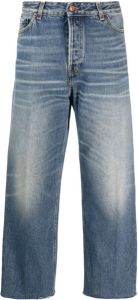Haikure wide-leg cropped jeans Blauw