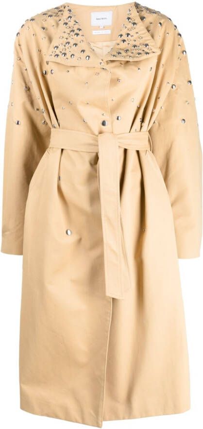 Halfboy Trenchcoat met ceintuur Beige