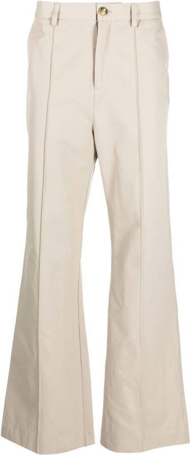 Han Kjøbenhavn Flared broek Beige
