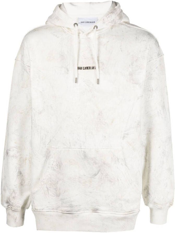 Han Kjøbenhavn Gerafelde hoodie Wit