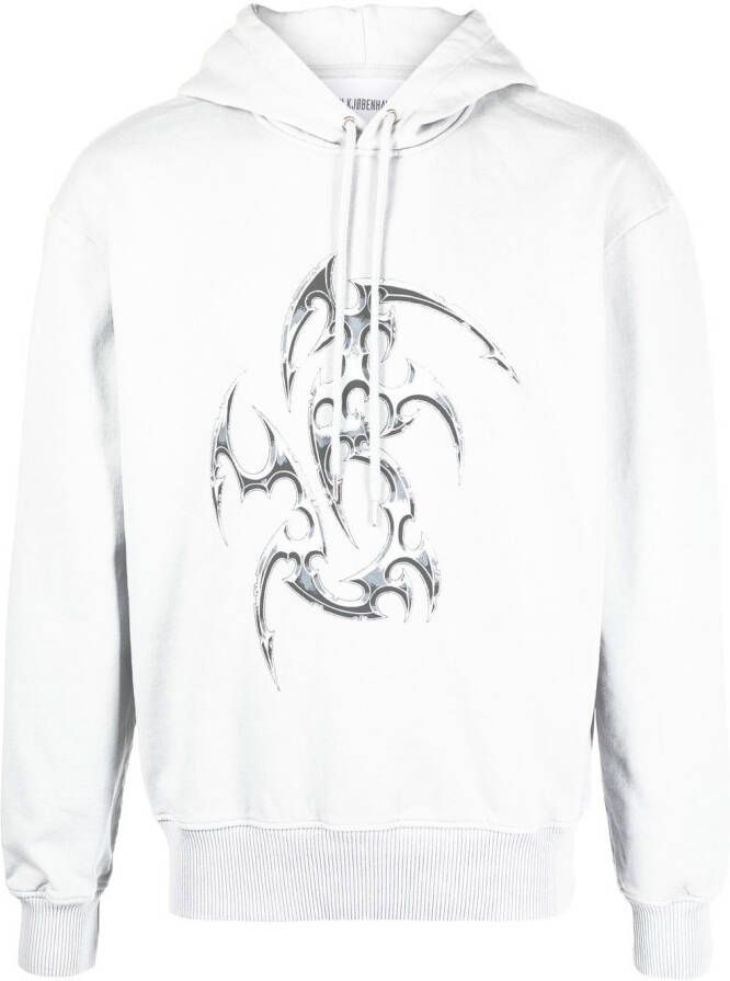 Han Kjøbenhavn Hoodie met grafische print Grijs