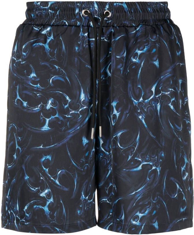 Han Kjøbenhavn Shorts met grafische print Blauw