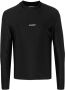 Han Kjøbenhavn T-shirt met logoprint Zwart - Thumbnail 1