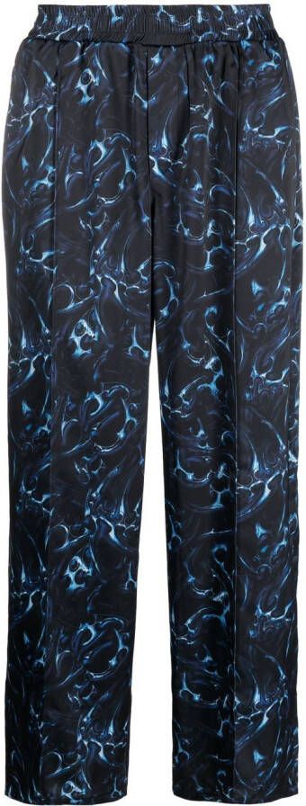 Han Kjøbenhavn Trainingsbroek met print Blauw