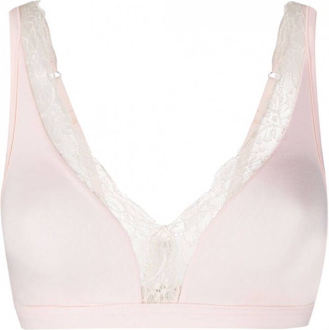 Hanro Bh met kant Beige