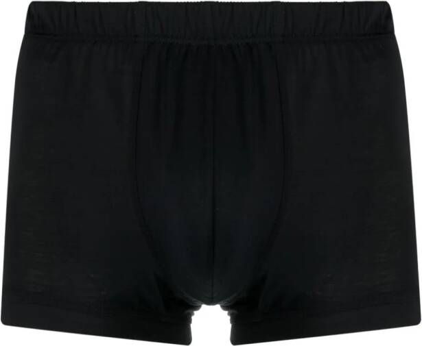 Hanro Boxershorts met elastische tailleband Zwart