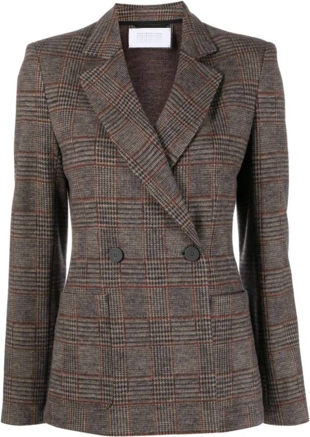 Harris Wharf London Blazer met dubbele rij knopen Beige