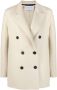 Harris Wharf London Blazer met dubbele rij knopen Beige - Thumbnail 1